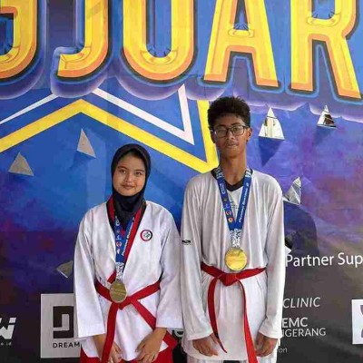 Atlet Taekwondo MTsN 7 Jakarta Raih Dua Medali Emas Tingkat Nasional