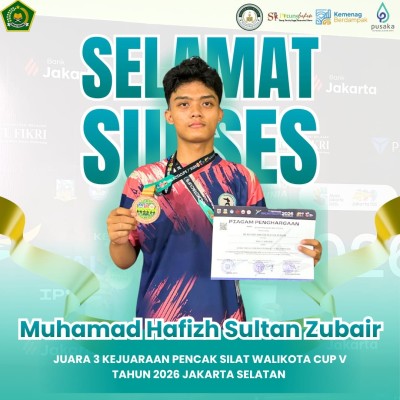Peserta Didik MAN 11 Jakarta Selatan Raih Juara III Pencak Silat Walikota Cup V 2026