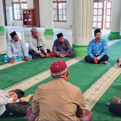 KUA Kepulauan Seribu Utara dan DKM Masjid Jami Al-Falah Perkuat Sinergi, Siapkan Peringatan Maulid Nabi