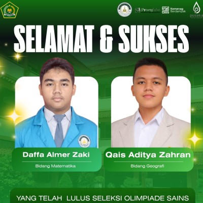 Dua Siswa MAN 11 Jakarta Selatan Lolos ke OSN Tingkat Provinsi
