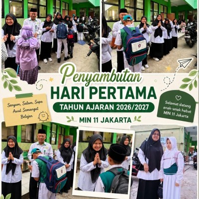 MIN 11 Jakarta Barat Sambut Tahun Ajaran Baru dengan Budaya 3S dan MATAMUDA