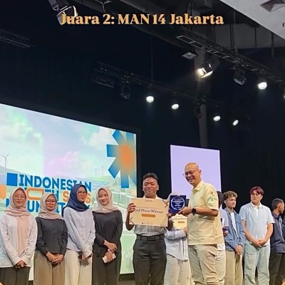 MAN 14 Jakarta Raih Juara II Indonesia Youth SDGs Summit 2026 Lewat Inovasi Kurangi Food Waste