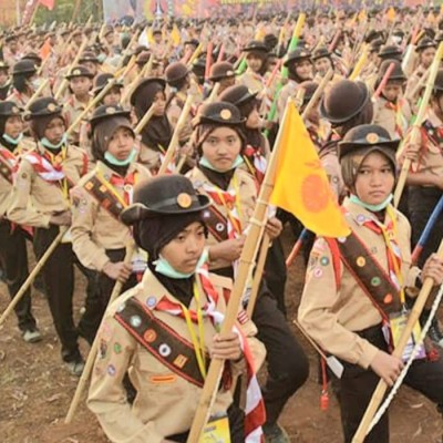 Jambore Nasional XII, 19.832 Pramuka Penggalang Berkumpul di Cibubur