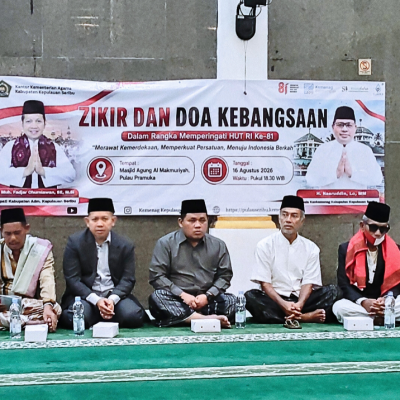 Dari Pulau Pramuka, Zikir dan Doa Kebangsaan untuk Indonesia Berkah