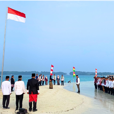 Dari Tepian Laut, Kemenag Kepulauan Seribu Kobarkan Semangat Kemerdekaan
