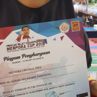 Melvira Chairul  Nisa Pesilat Terbaik Piala MENPORA 2018