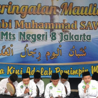 MTs Negeri 8 Adakan Peringatan Maulid Nabi Muhammad SAW 1440 H