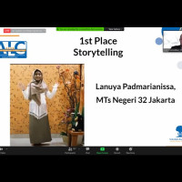 Lanuya Padmarianissa, Raih Juara 1 Kompetisi Bahasa Inggris Tingkat Nasional ALC 2020 