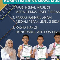 Siswa MTsN 32 Jakarta Raih Juara Olimpiade Sains Siswa Muslim (KOSSMI) 2022