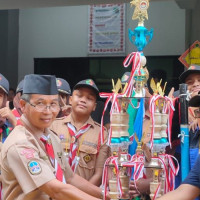 69 REGU PENGGALANG SLTP MENGIKUTI "LOMPATTANGGA" Di MAN 1 JAKARTA BARAT.