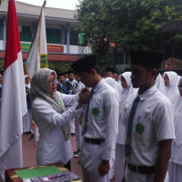 Kepala MAN 2 Jakarta Kukuhkan Pengurus OSIS-MPK Periode 2018-2019