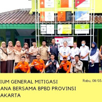 Sosialisasi dan Simulasi Penanganan Gempa Bumi dan Banjir bersama BPBD Provinsi DKI Jakarta