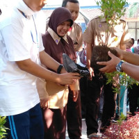 Akhiri MATSAMA, Peserta Didik Baru MAN 16 Jakarta Tanam Pohon Bersama